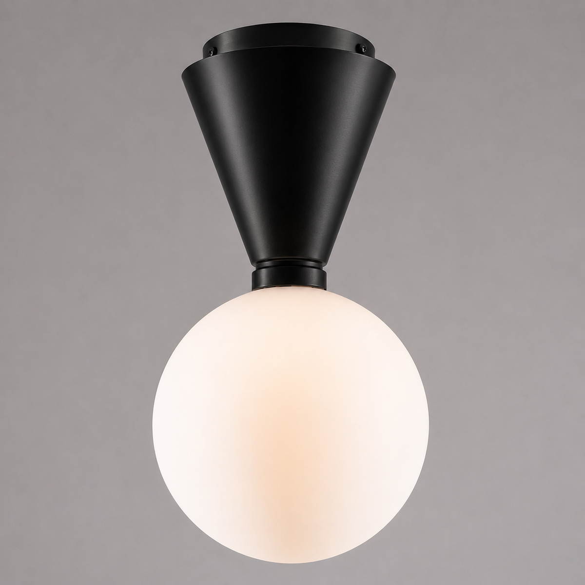 Amande White Globe Ceiling Light