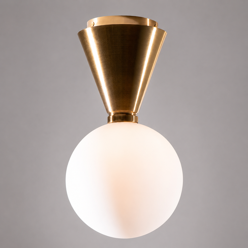 Amande White Globe Ceiling Light