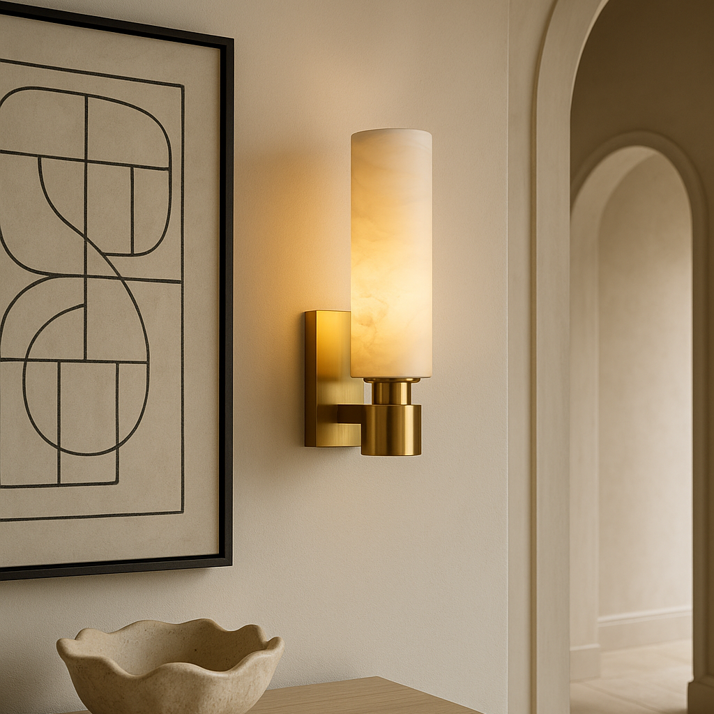 Ashton Alabaster Wall Sconce