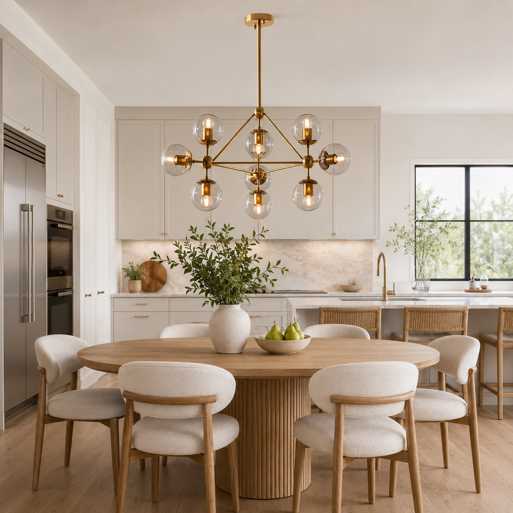 Bordeaux Mobile Glass Globe Chandelier