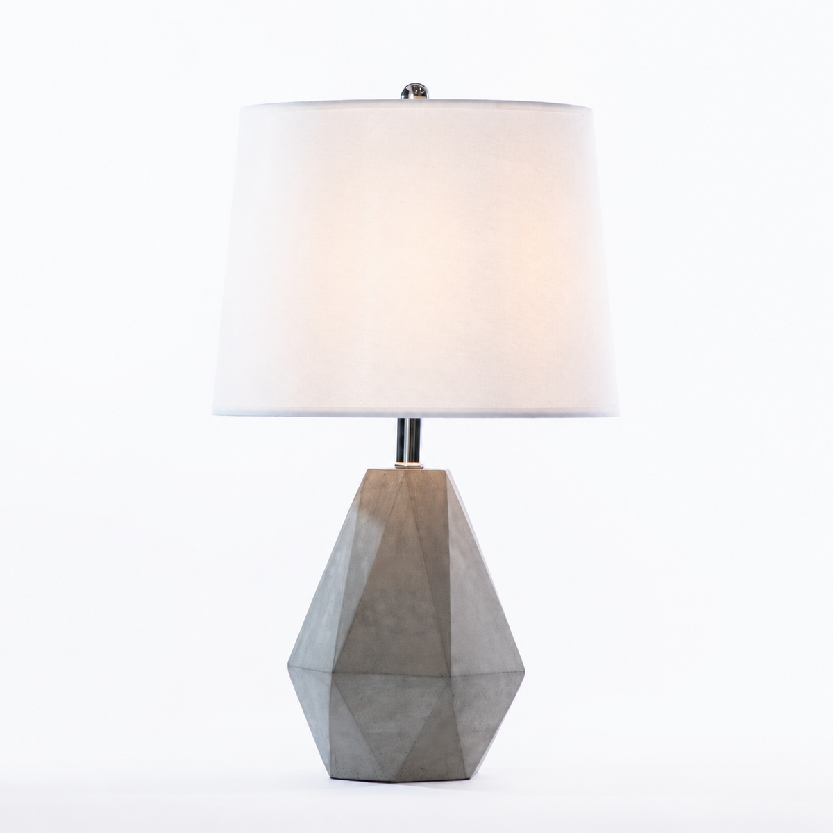 Hudson Concrete Geometric Table Lamp