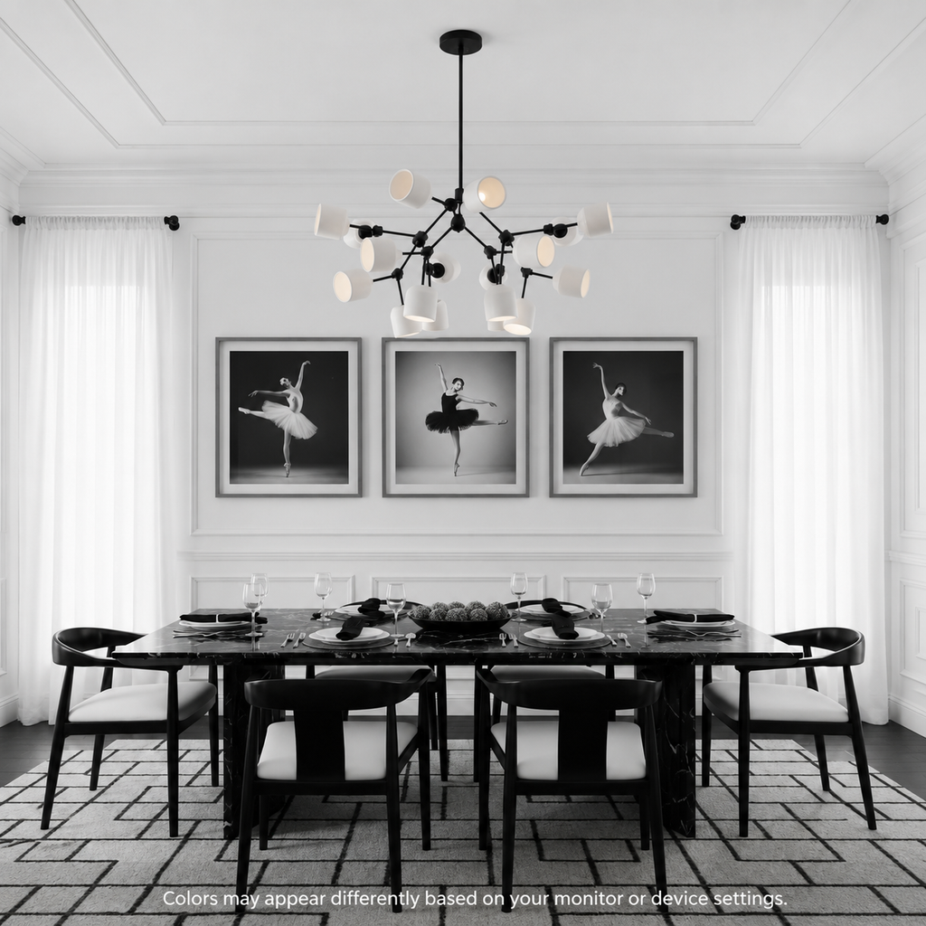Maison Ceramic Cluster Chandelier