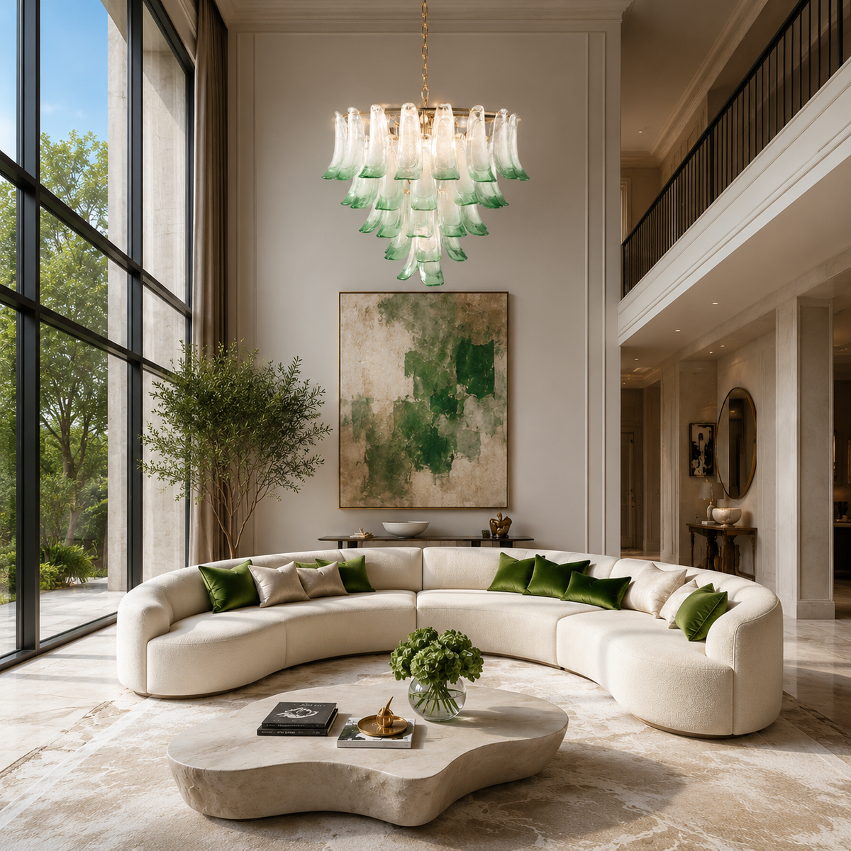 Marielle Mid Century Petal Chandelier