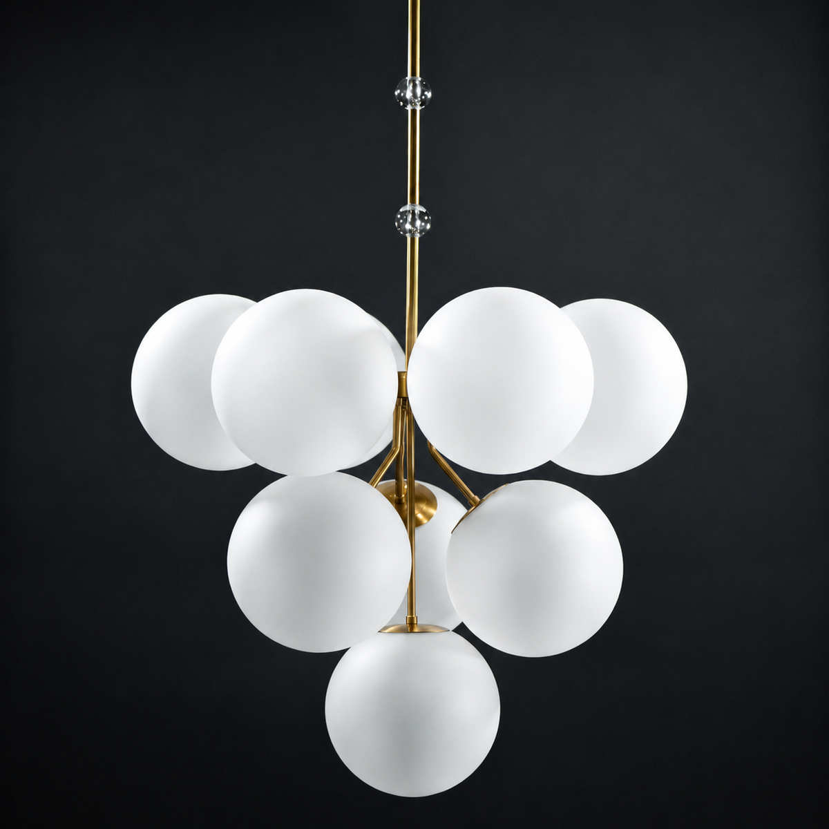 Rufus Glass Globe Chandelier Bouquet
