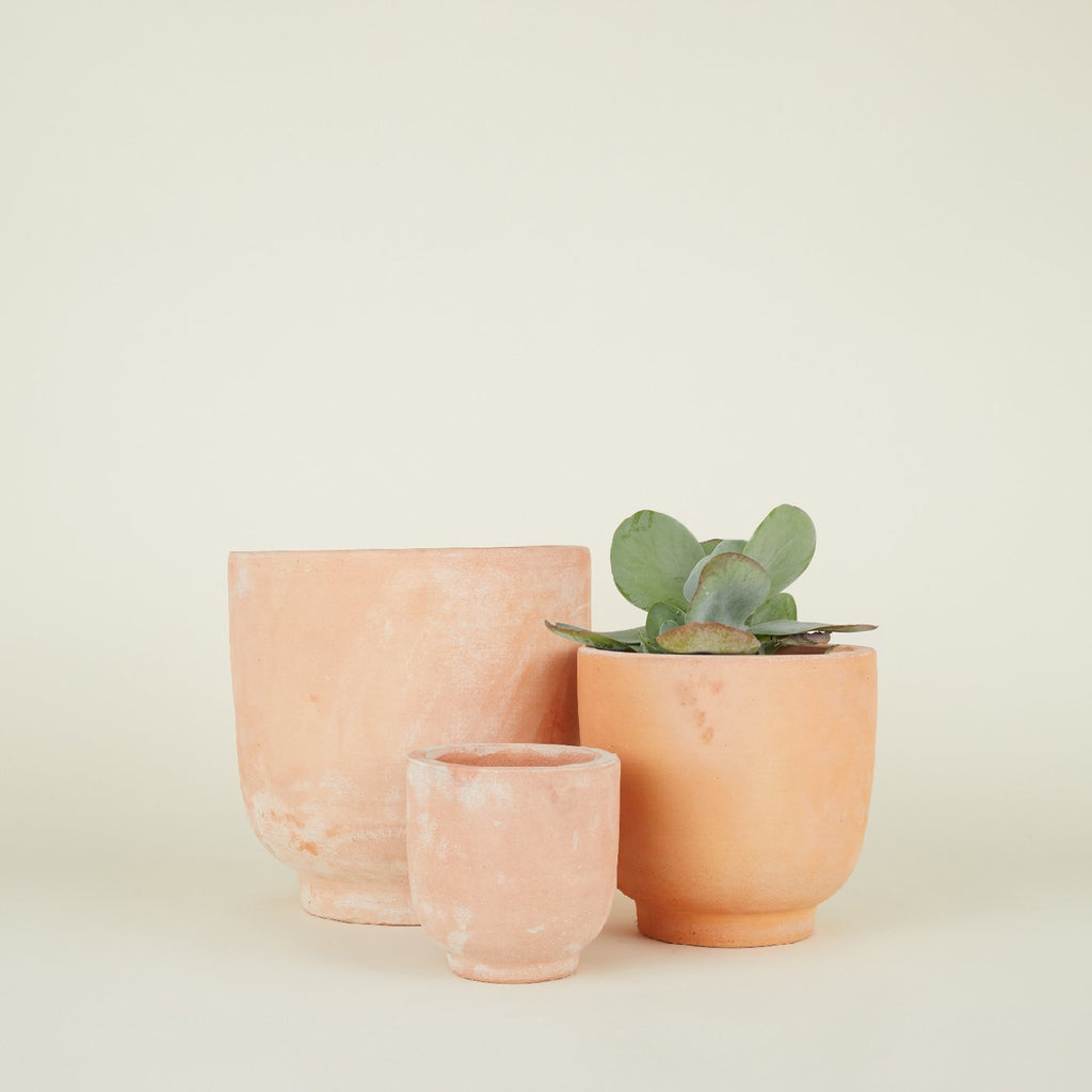 Footed Planter - Terracotta