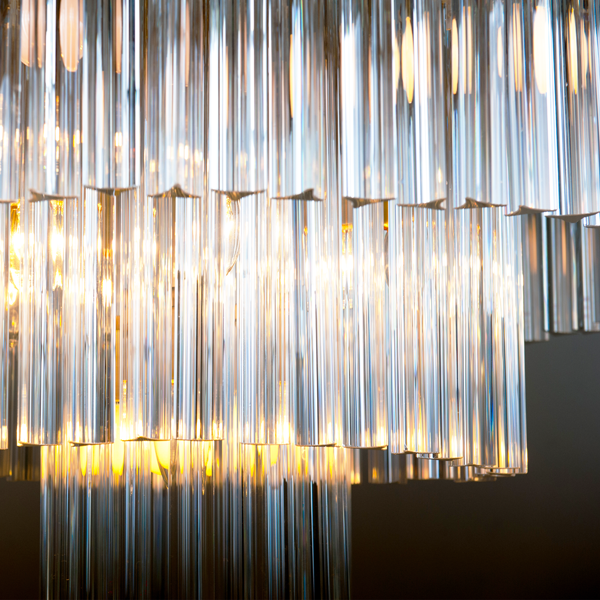 Valentina Satin Brass Chandelier