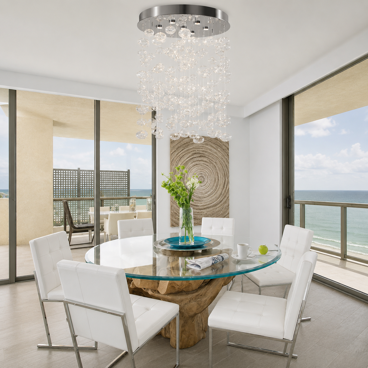 Bella Glass Bubbles Chandelier
