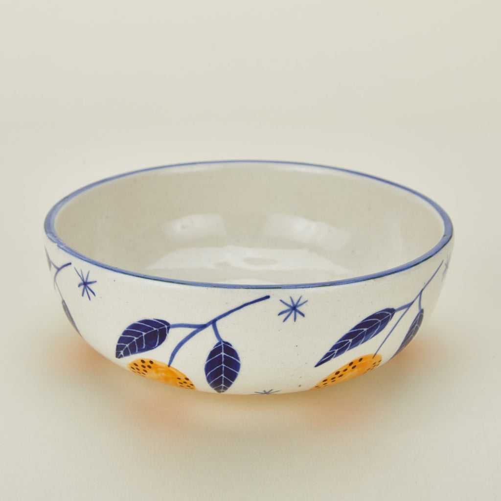 Detailed view of Casa Amarosa lemon bowl