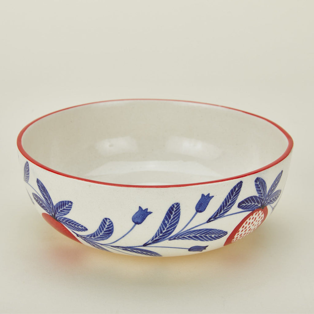 Detailed view of Casa Amarosa pomegranate bowl
