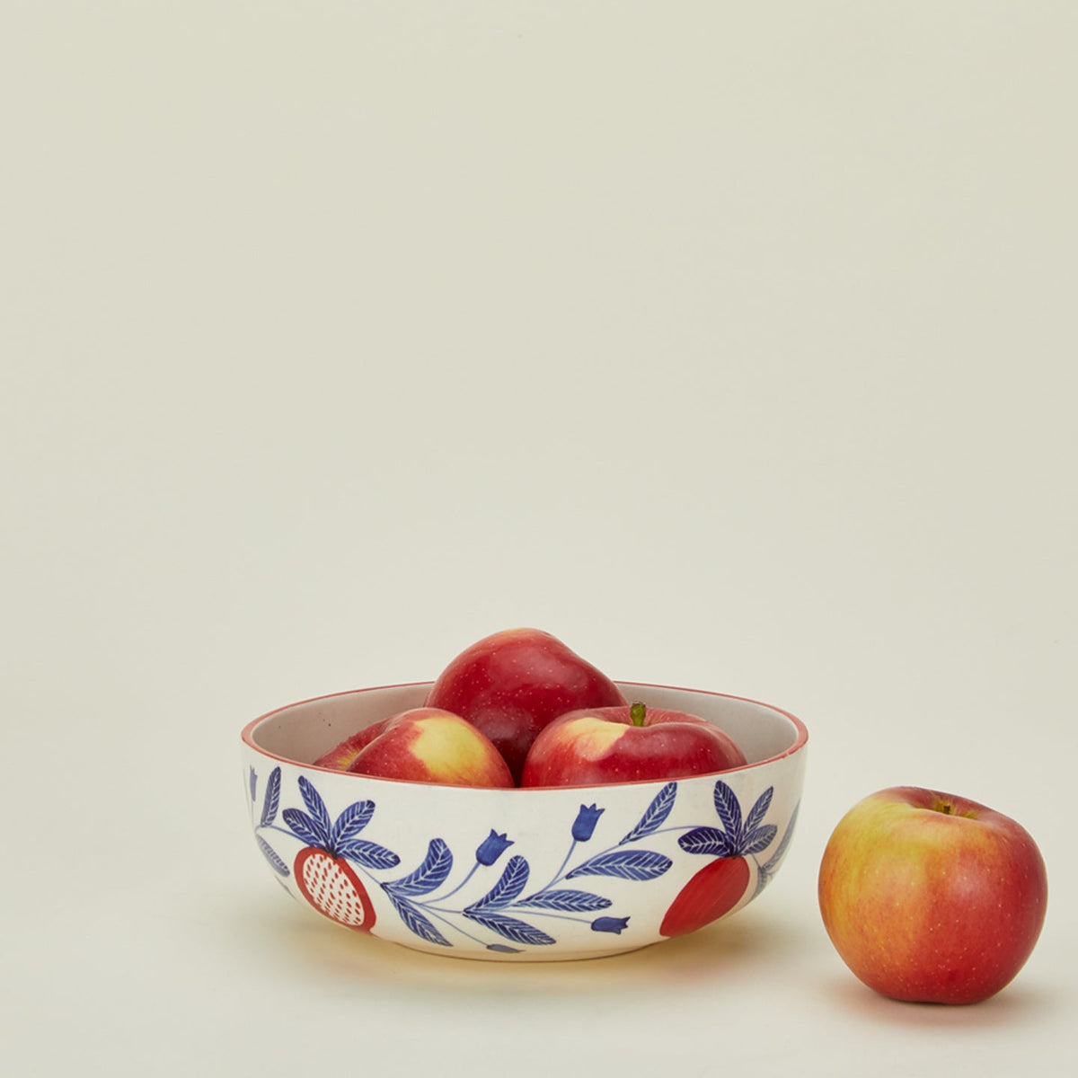 Casa Amarosa pomegranate bowl with apples