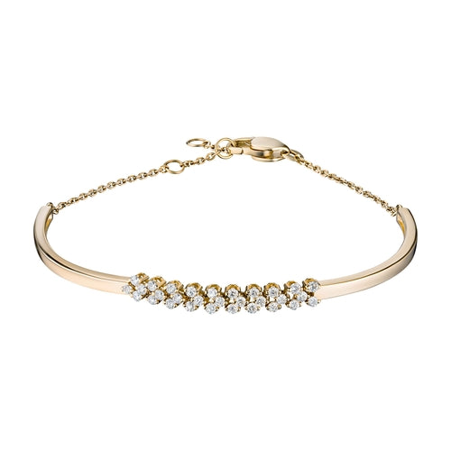 Yellow Gold Diamond Bracelet, 0.57ct