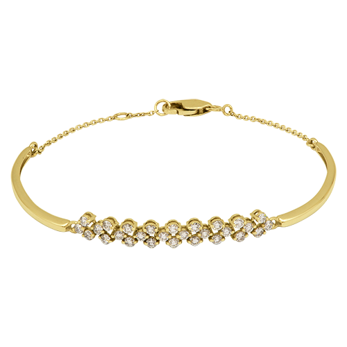 Yellow Gold Diamond Bracelet, 0.57ct