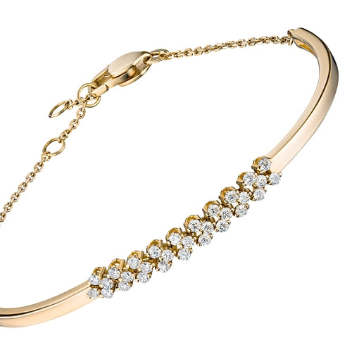 Yellow Gold Diamond Bracelet, 0.57ct