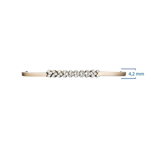 Yellow Gold Diamond Bracelet, 0.57ct