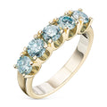 Yellow Gold Five-Stone Ring, 1.59ct