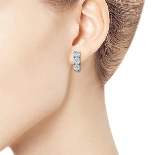 Yellow Gold Diamond Drops, 2.28ct