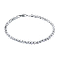 White Gold Diamond Bracelet, 3.24ct