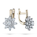 Two-Tone Diamond Earrings