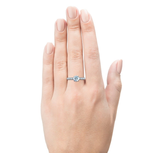 White Gold Diamond Band, 1.71ct