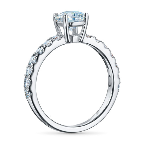 White Gold Diamond Band, 1.71ct
