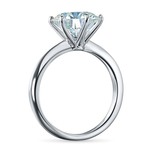 Polished White Gold Band