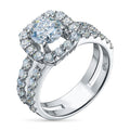 White Gold Pave Ring, 2.53ct