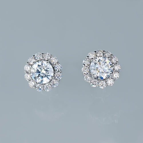 Diamond Cluster Studs