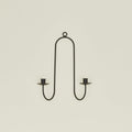 Double Iron Candle Sconce