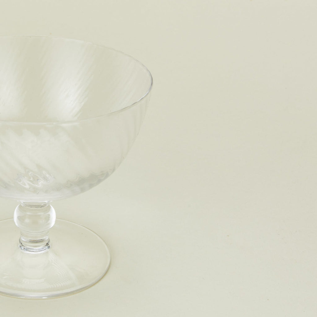 Close up view of optic coupe in clear