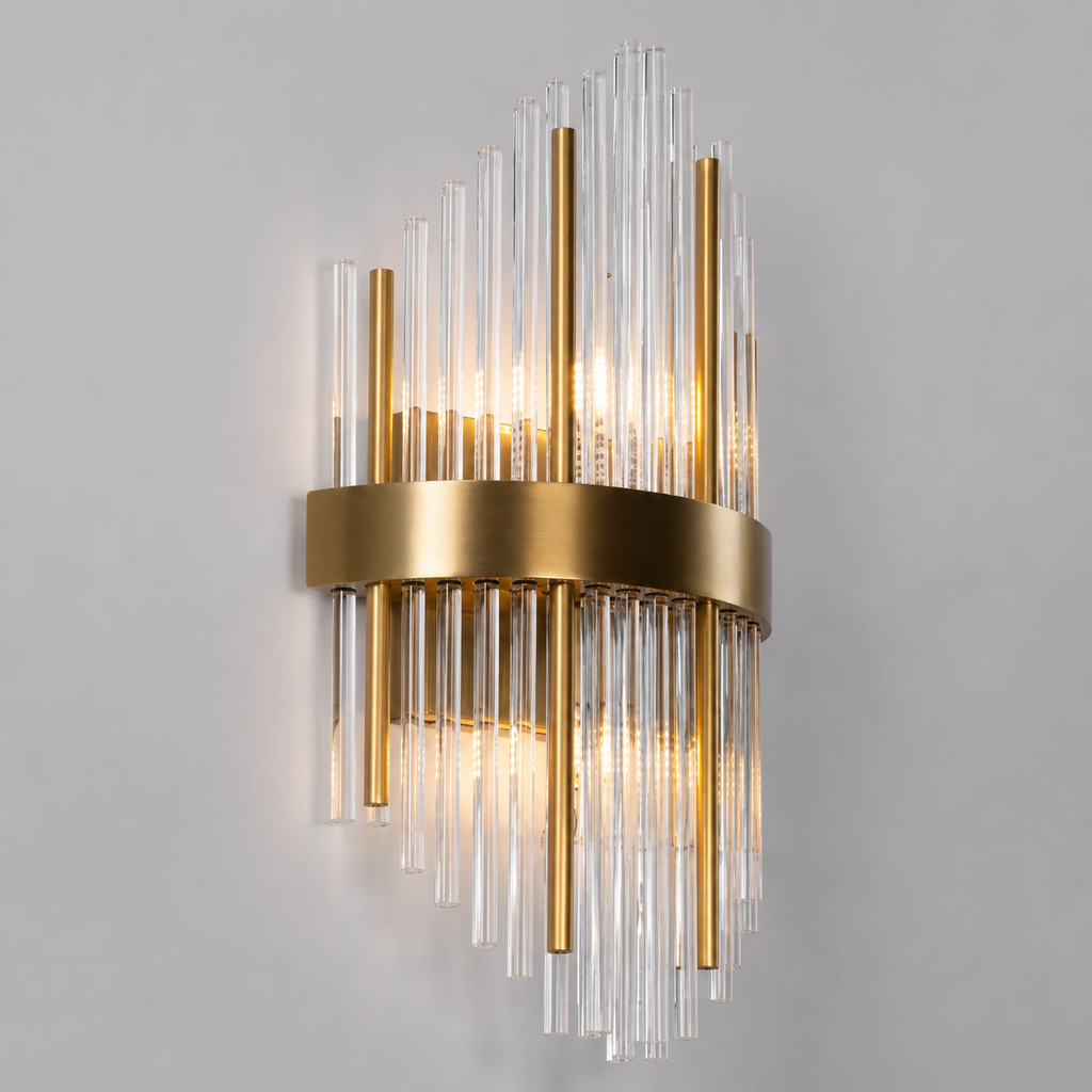 Sana Glass Tubes Sconce