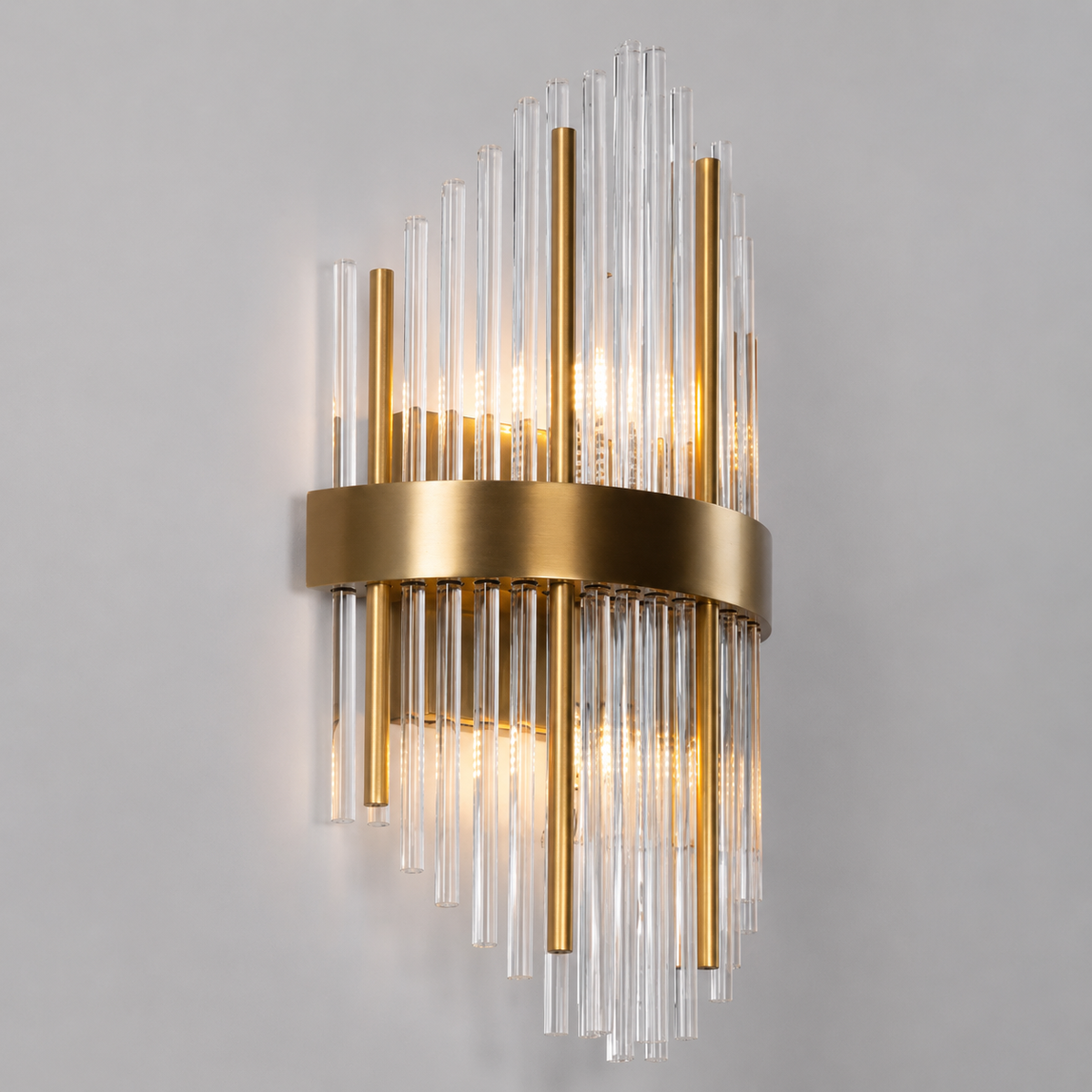 Sana Glass Tubes Sconce