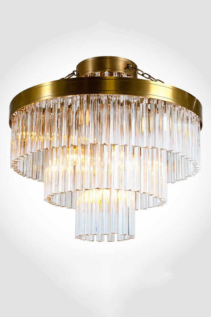Valentina Satin Brass Chandelier